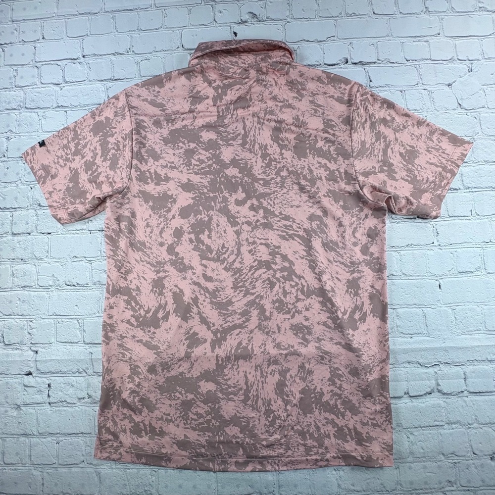 Bad Birdie Golf Polo Mens Size M Pink Excellent Short Sleeve Athleisure Gorpcore - Picture 3 of 10
